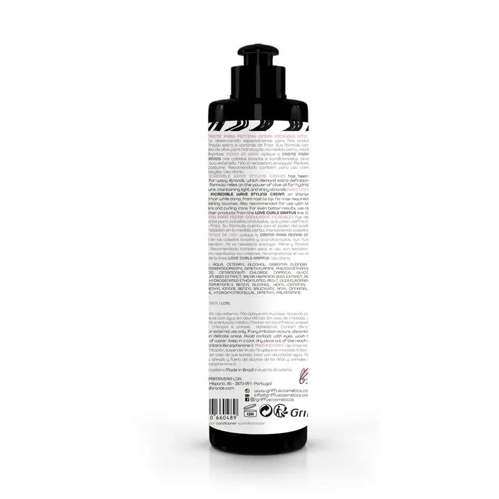 Creme para Pentear (2ABC) Ondulados LOVE CURLS 420 ml - griffuscosmeticos