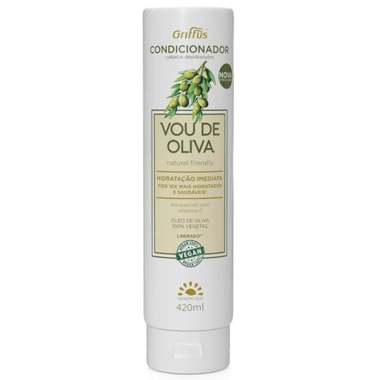 Condicionador Hidratação Imediata (1A-4C) VOU DE OLIVA 420 ml - griffuscosmeticos