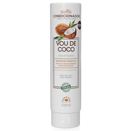 Condicionador Nutrição Imediata (1A-4C) VOU DE COCO 420 ml - griffuscosmeticos
