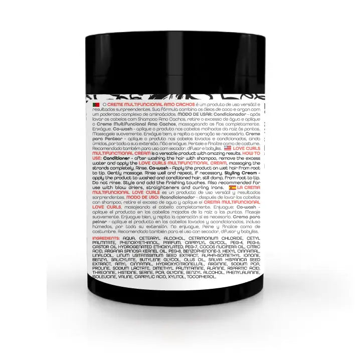 Creme 3x1 Multifuncional (2A-4C) LOVE CURLS 1 kg Griffus Cosmeticos