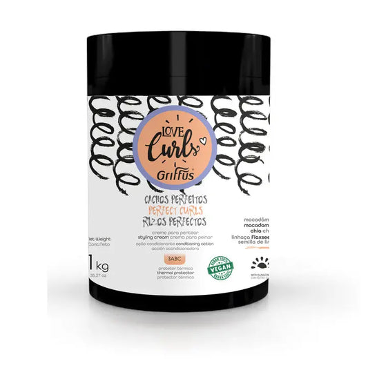 Creme para Pentear (3ABC) Cacheados LOVE CURLS 1 kg - griffuscosmeticos