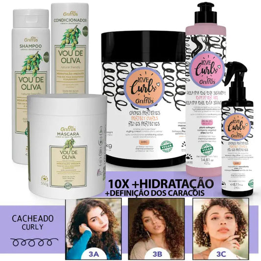 Kit (3ABC) Hidratada&Cacheada 6P1