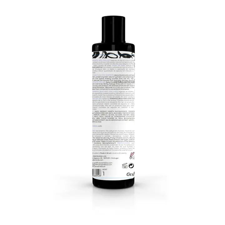 Shampoo Limpeza Suave (2A-4C) LOVE CURLS 400 ml - griffuscosmeticos